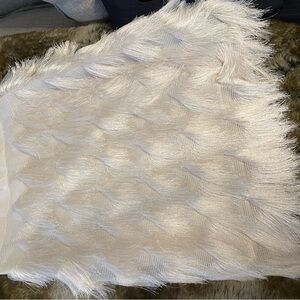 Vince Camuto Cream Textured Skirt